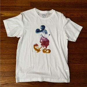 Uniqlo Disney Mickey T-Shirt White - size Medium